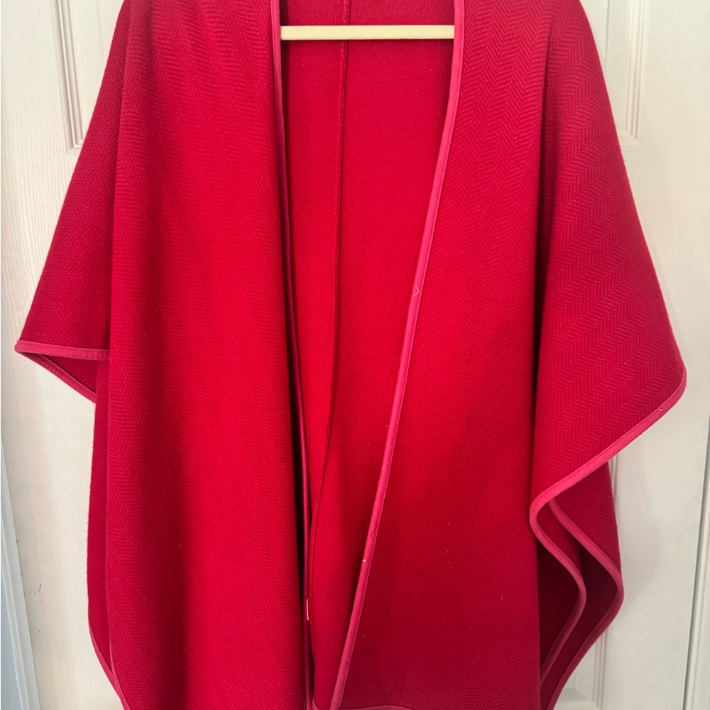 Tuckernuck Vibrant Red Poncho